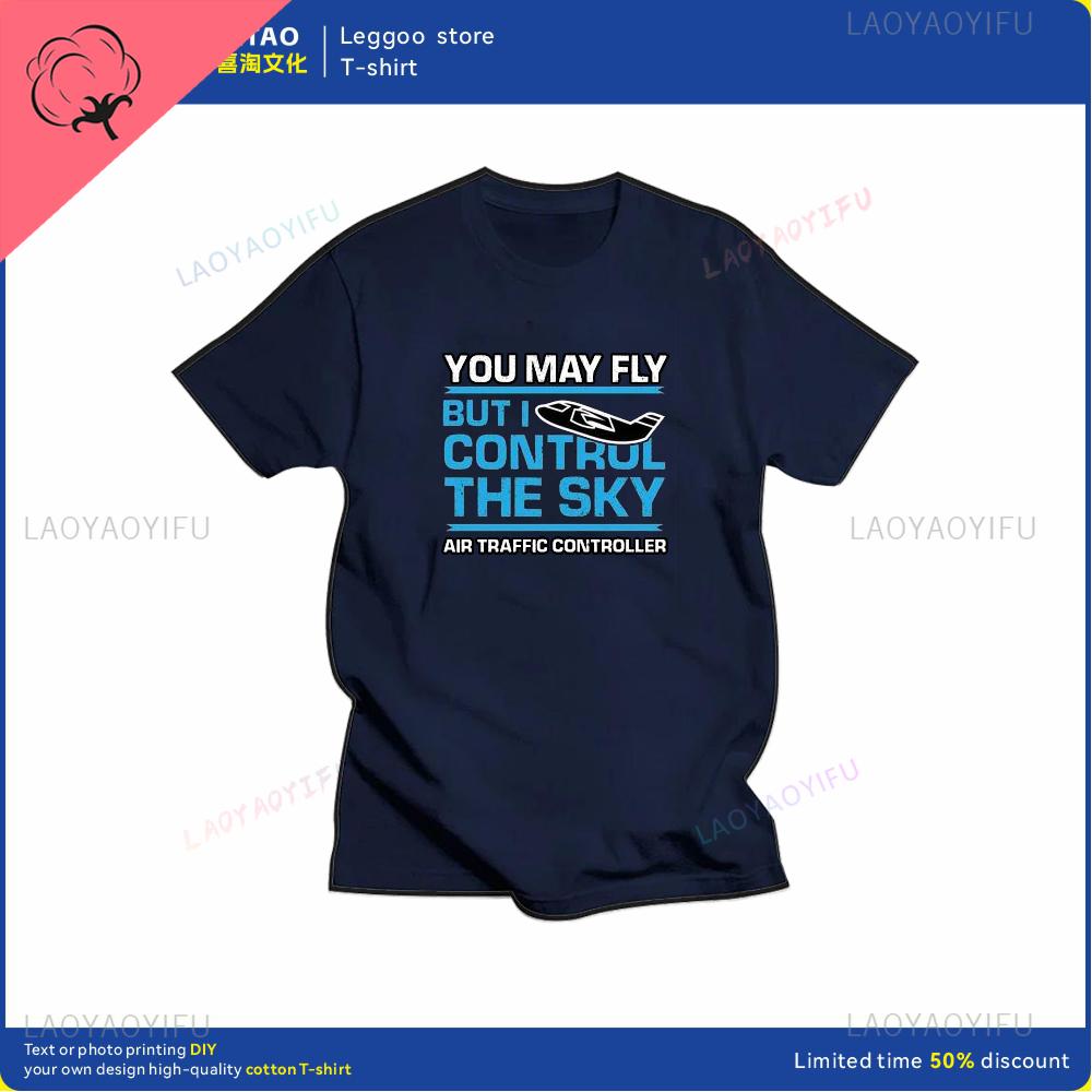 Air Traffic Controller Graphic Printing Fashion Street Wear Casual Trend Summer Men and Women Universal Shortsleeved Tshirt