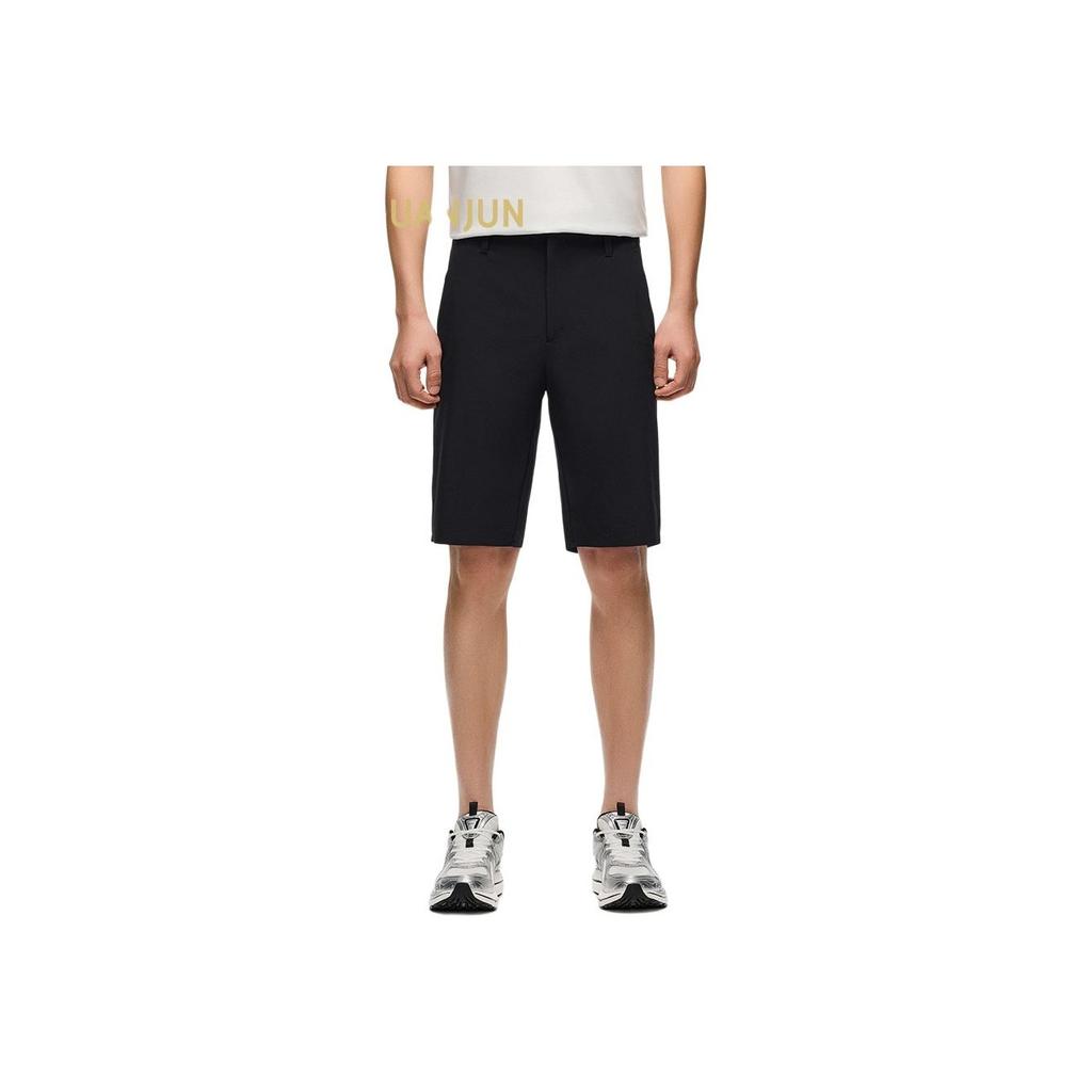 Anta Champion All-Weather Series Simple Solid Color Straight Casual Shorts Men Shorts Pine 152520505-1
