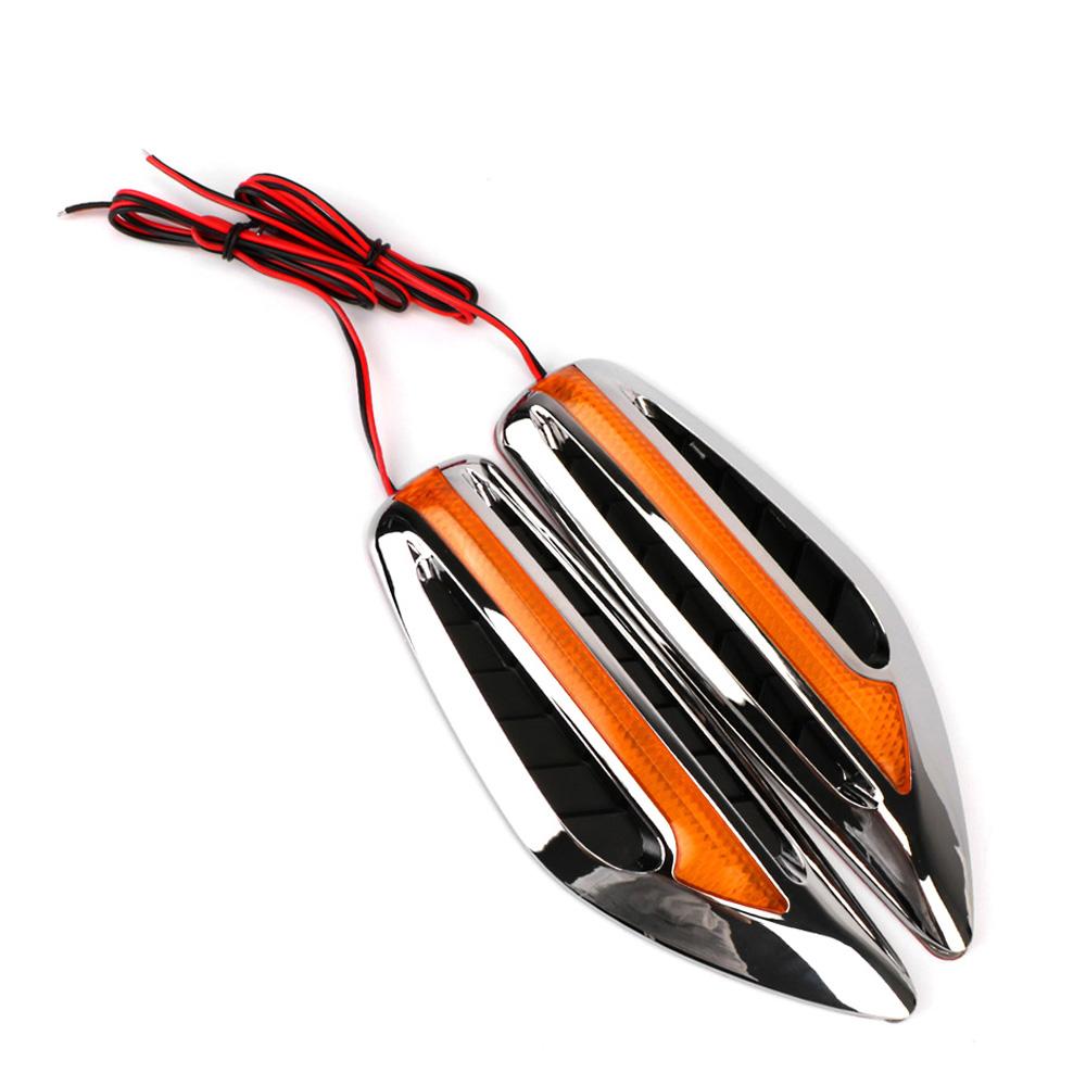 1 Pair Car Lights 12v Auto Lamps LED Car Side Turn Signal Lights Blade Shape High Quality 3W Car Side Lights