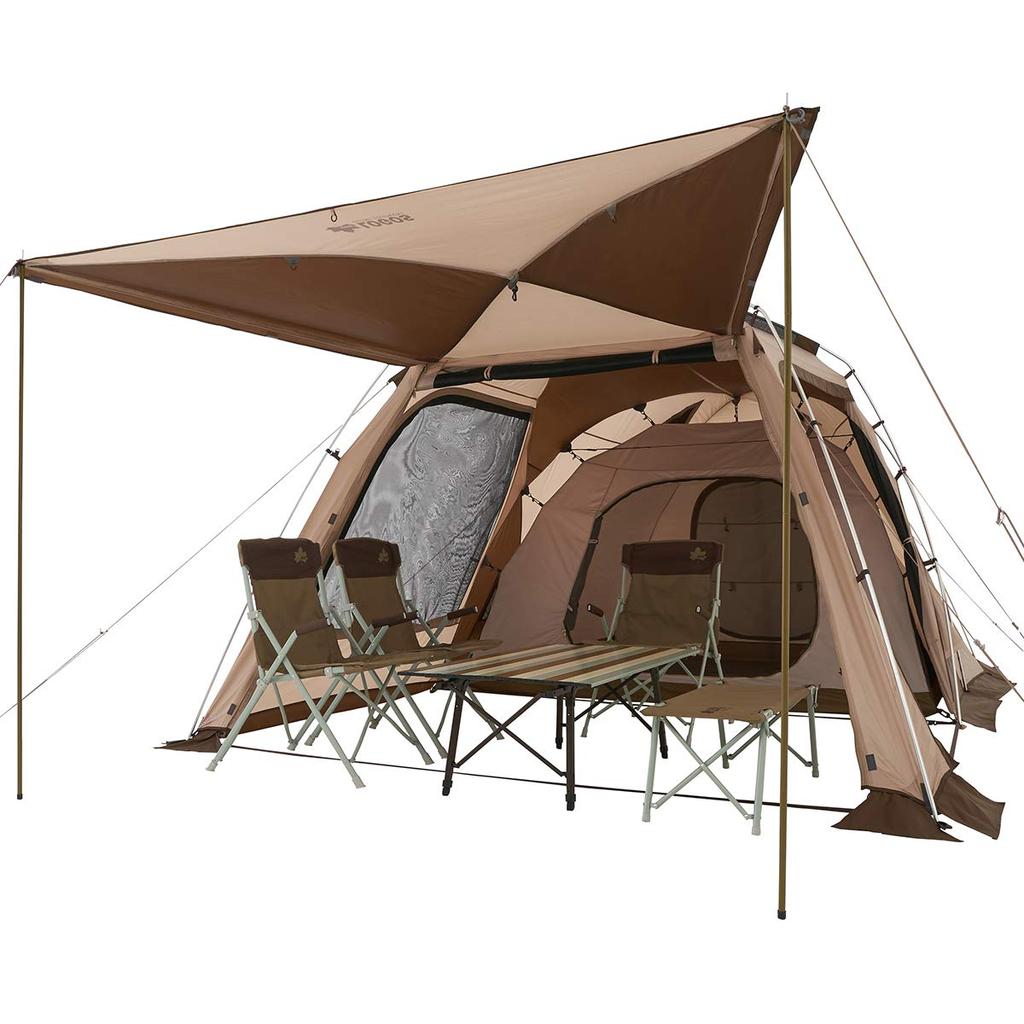 LOGOS Tradcanvas PANEL Double XL 71208003 5 Person Tent Family Tarp Tent Set-BB