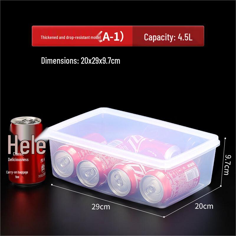 ZISIZ Commercial Refrigerator Food Storage Box