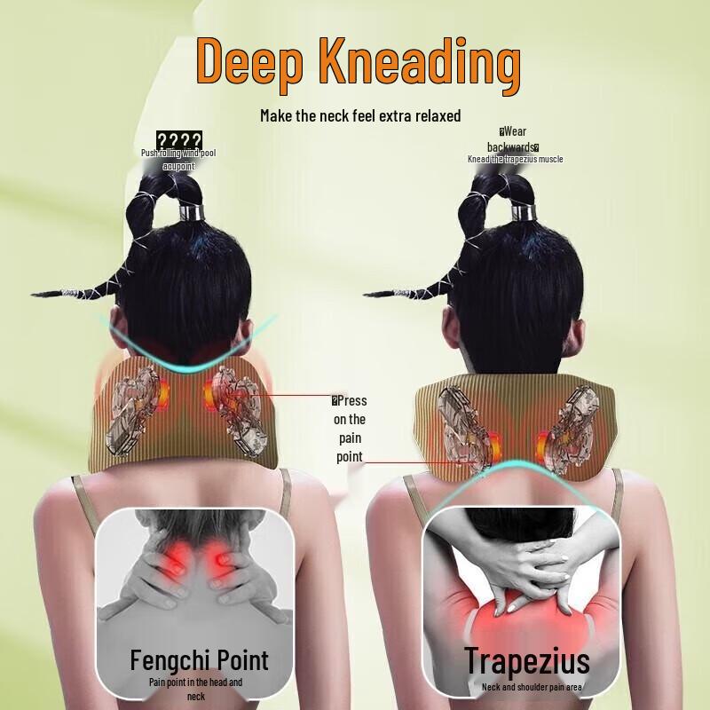 Hezheng Portable U-Shaped Neck & Shoulder Massager