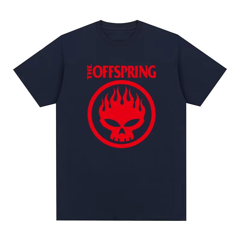 

Offspring T-shirt Flame Skull Head PUNK Cotton Men T Shirt New TEE TSHIRT Womens Tops S