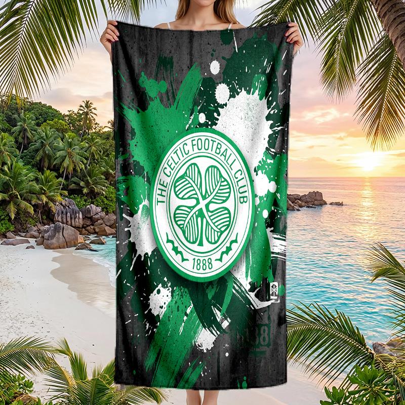 Asciugamano da Spiaggia Celtic FC Asciugatura Rapida Microfibra Assorbente Portatile da Viaggio Asciugamano da Nuoto