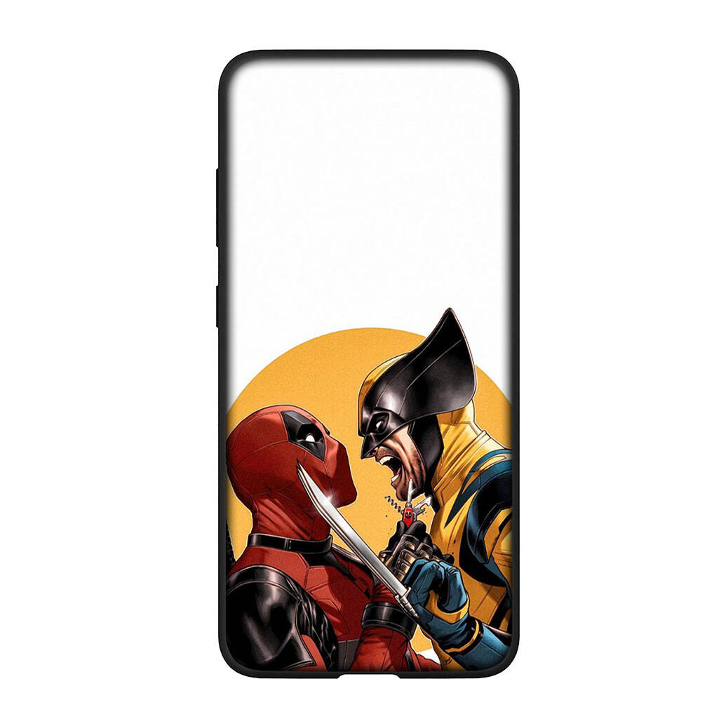 

for Samsung Galaxy S25 S24 S23 S22 Ultra FE Plus A37 A57 A56 A55 A06 A16 A15 A36 A26 A35 A05 A25 A54 A34 Case Cartoon Deadpool Marvel Wolverine Cover for Samsung Galaxy A06 екрю