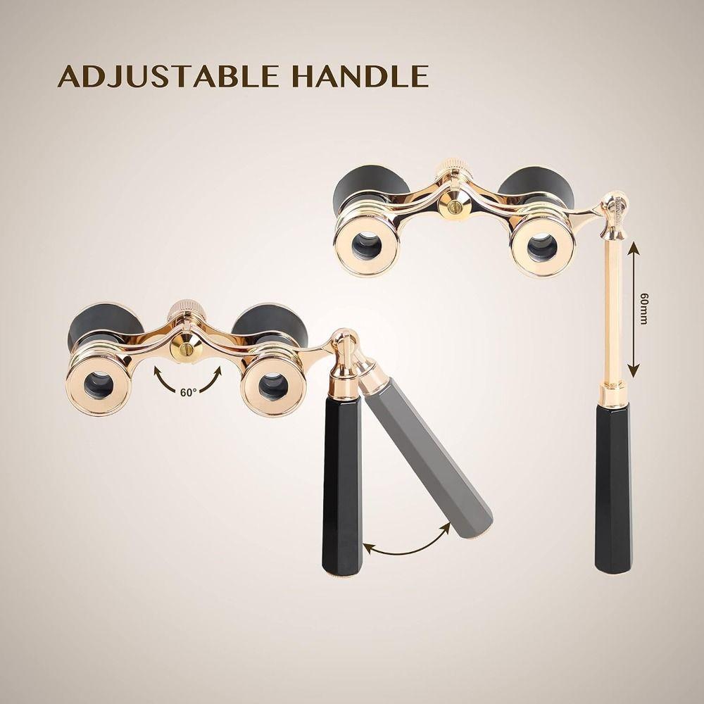Vintage Opera Glasses Optical BK9 Pocket Binoculars Lightweight Musical Concert Telescope  Theater