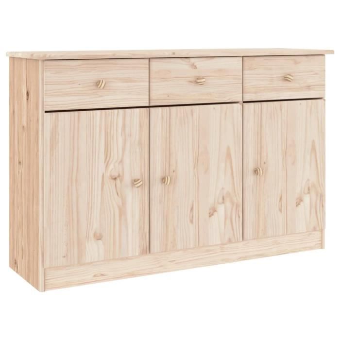 VidaXL Buffet ALTA 112x35x73 cm bois massif de pin 353937
