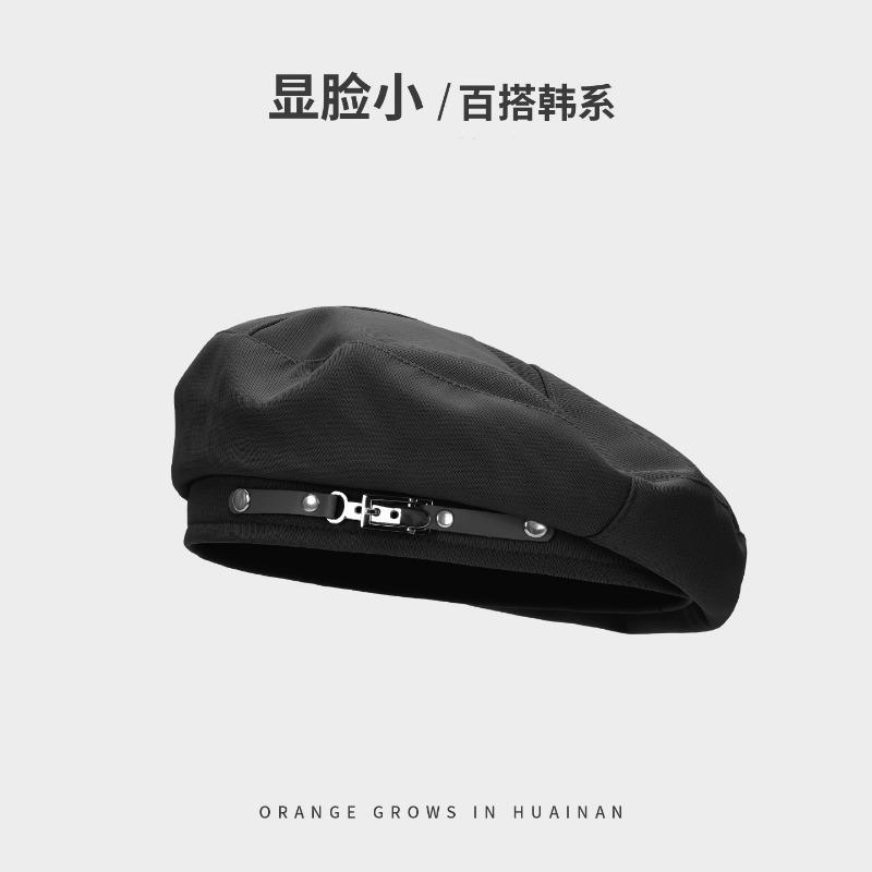 

Новый берет женский осенне-зимний темпераментный ретро британский большой окружности головы шляпа художника высококлассная шляпа standard size (54-59cm)