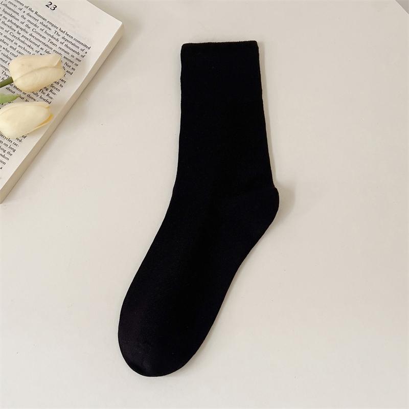 Women Socks Thin Summer New Solid Colorful Plain Crew Socks Casual Girls Trendy Simple Breathable Anti-pilling Loose Socks