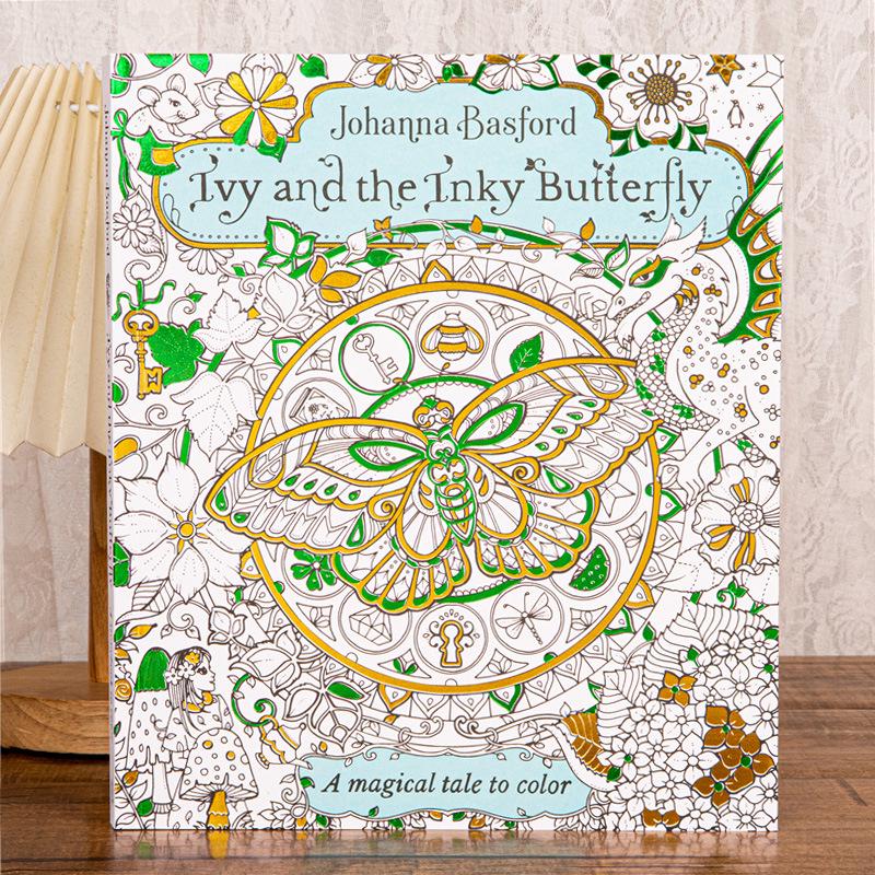 

English Ivy & Inky Butterfly Coloring Book
