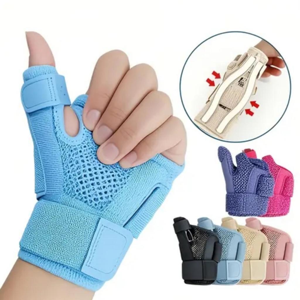 2/1pc Adjustable Thumb & Wrist Support Braces -Breathable, Straps for Fit, Ergonomic Design for Sports -  Daily Wrist Support | Functional Wristwear
