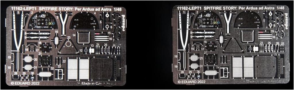 Eduard 1/48 Dual Combo Limited Edition Royal Air Force Spitfire Story Mk.5c Per Aspera Ad Astra Plastic Model Kit EDU11162