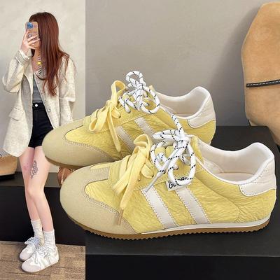 Miękkie dno damskie wiosenne nowe płaskie dno wygodne i wszechstronne lekkie rekreacyjne sportowe bieganie