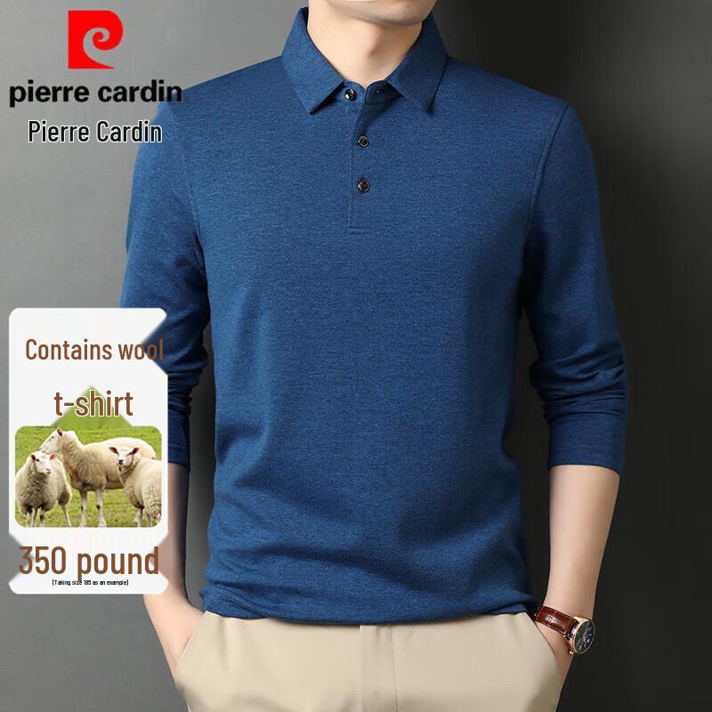 Pierre Cardin Men s Wool Blend Long Sleeve Polo Shirt XL
