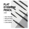 KARADIUM Flat Eyebrow Auto Pencil Black Brown No.01 0.3g x 2 (3 Colors Available)