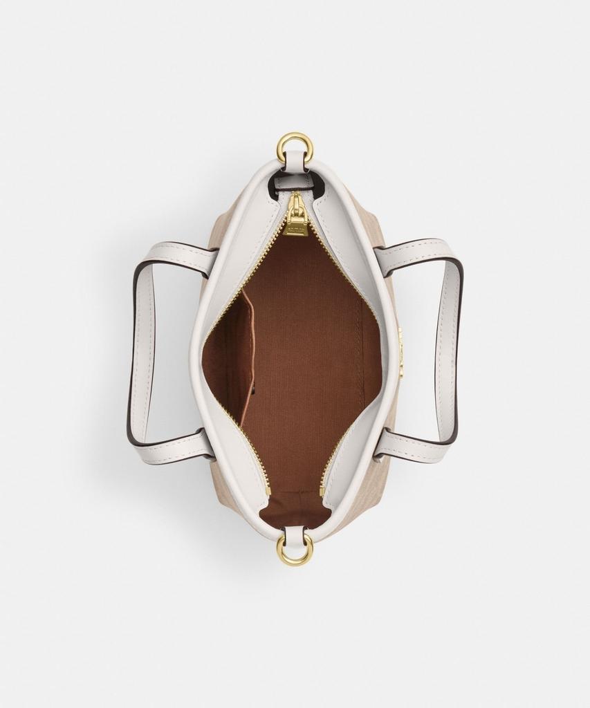 COACH OUTLET Borsa Tote Mini City - Tela Signature Beige