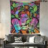 David Bowie: Starman Cosmic Pattern Home Decor Tapestry, Wall Hanging, Decorative RV Wall Cloth.ZGT0914031