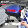 Auto Styling 2 Stück Rückspiegel Aufkleber Für BMW M E46 E90 E60 F30 F10 E39 E36 F20 G30 G20 E87 E92 E91 E30 Zubehör