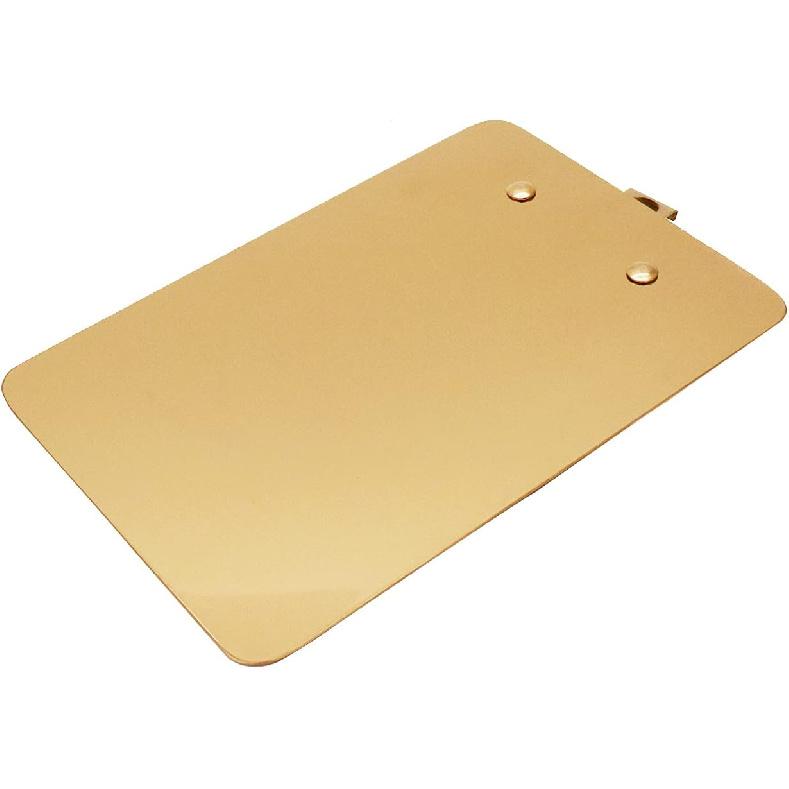 5.9x4.13 inch Stainless Steel Metal Clipboard,A4 and Letter Size Paper Clipboard for Home, Office, Hospital, Business