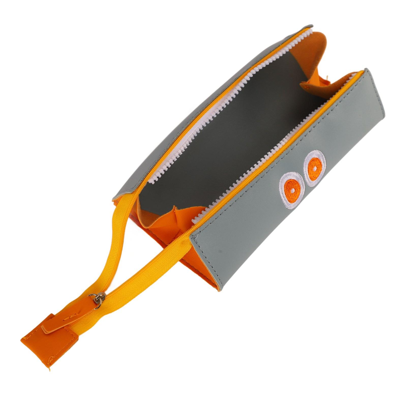 

Lovely Pencil Case Waterproof PU Leather Pen Bag with Press Stud for Junior High School Students