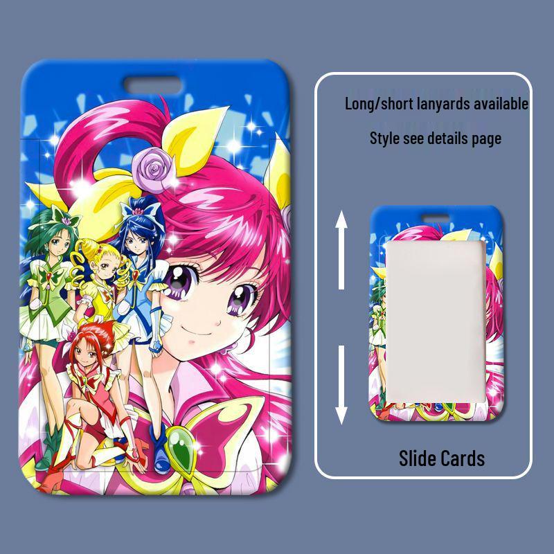 Pretty Cure Card Sleeves: Student Meal, School ID, Name & Access Card Holder
