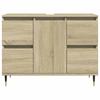 Bathroom Cabinet Sonoma Oak 80x33x60 Cm Engineered Wood