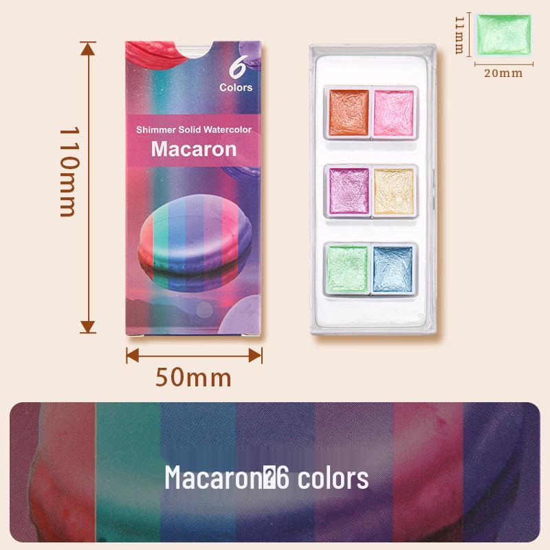 Pearlescent Watercolor Pigment - Color-Changing Gold for Nail Art & Thangka Painting.