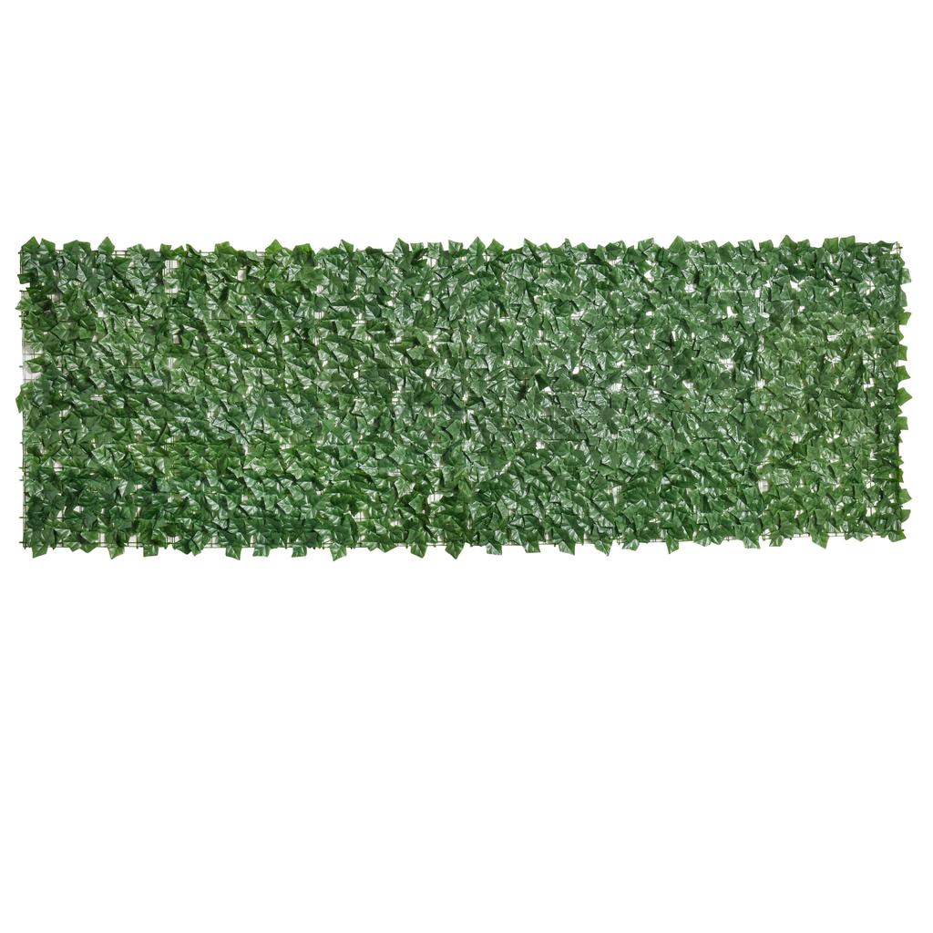Set of Two 300 Cm Artificial Leaf Hedges