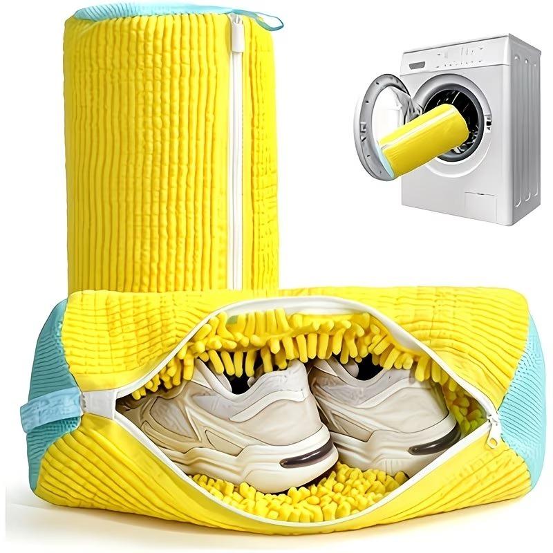Reusable Durable Oval Shoe Washing Bag For Washing Machine Dishwasher