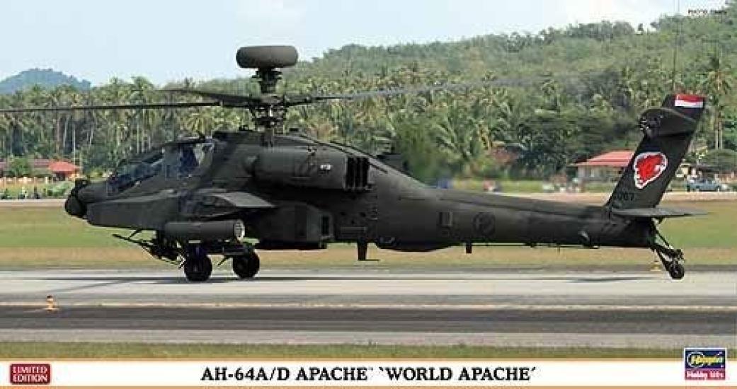 

Серия самолетов Хасегава Apache 1/48 AH-64A/D World Apache