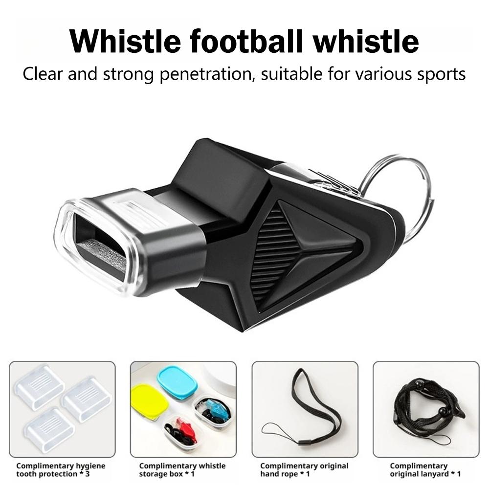 Sports Referee Whistle with Lanyard High-Pitched Clear Sound for Basketball Football Volleyball Training Game Activities Outdoor