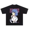 2026 New EVA Ayanami Asuka Anime Printed T-shirt Men's and Women's Sports Fashion T-shirt Summer Tee