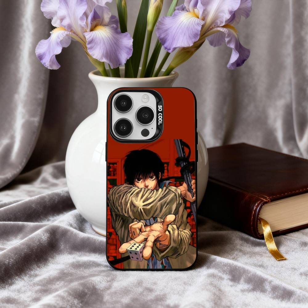 Anime S-Sakamoto-O D-Days Phone Case For iPhone17,16,15,14,13,12,11 Plus,Pro Max Candy Silver Plated Inside Cover