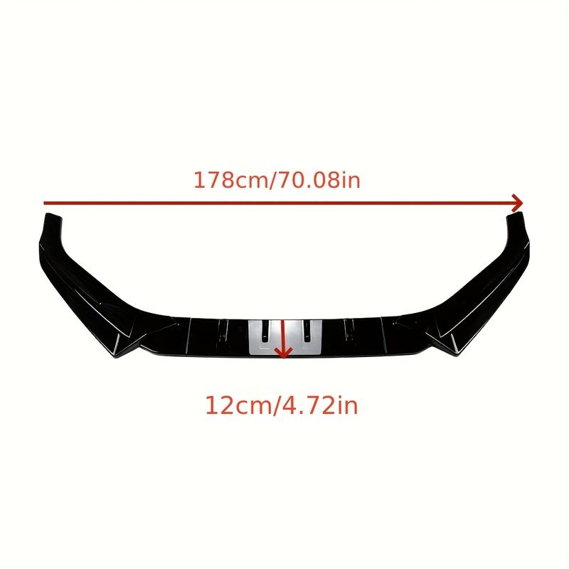 Car Front Bumper Lip Spoiler Splitter Front Bumper Lip Chin Spoiler Bodykit Tuning For Volkswagen For Scirocco MK3.5 R 2015-2025