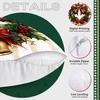 Christmas Bow Wreath Decoration Decorative Cushions Pillowcase Polyester Cushion Cover Throw Pillow Sofa Decoration Pillowcover
