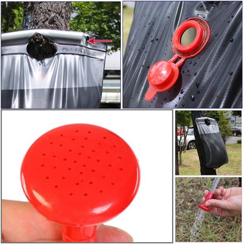 Satın alın 20L/40L Solar Shower Bag Solar Heating Camping Shower Bag