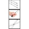 Car Complete Tire Change Tool Kit - Metal Tire Lever Rim Lifter Set for Bikes, Scooters and Motorcycles - No Power Needed amagi