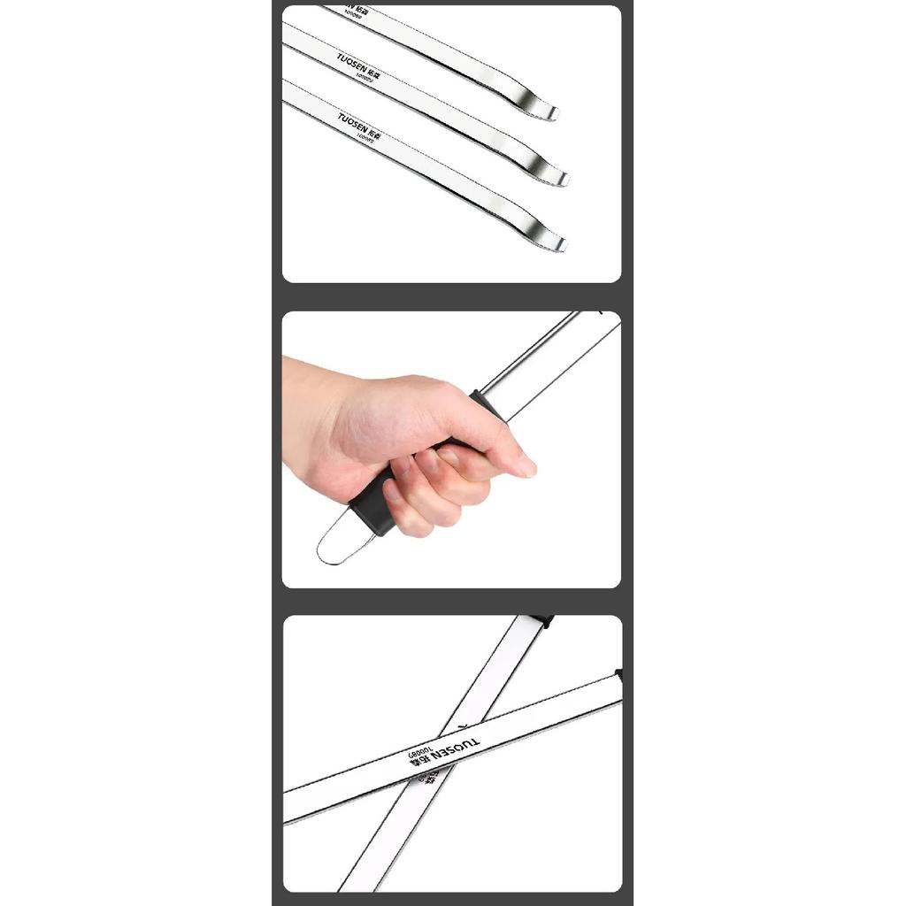 Car Complete Tire Change Tool Kit - Metal Tire Lever Rim Lifter Set for Bikes, Scooters and Motorcycles - No Power Needed amagi