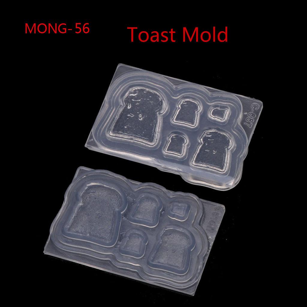Clay Mold for Miniature Cake Cupcake Food Bread Silicone Resin Mold Bottle Jar Container Epoxy Mold Jewelry Casting