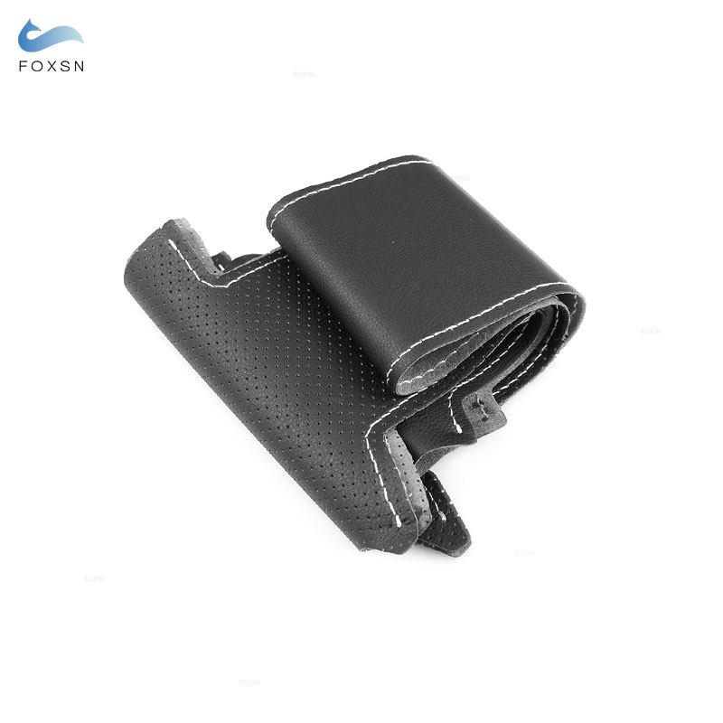 Zöpfe am Lenkrad für Honda Civic 8. 2006 2007 2008 (2-Speichen) Autolenkrad aus perforiertem Mikrofaserleder