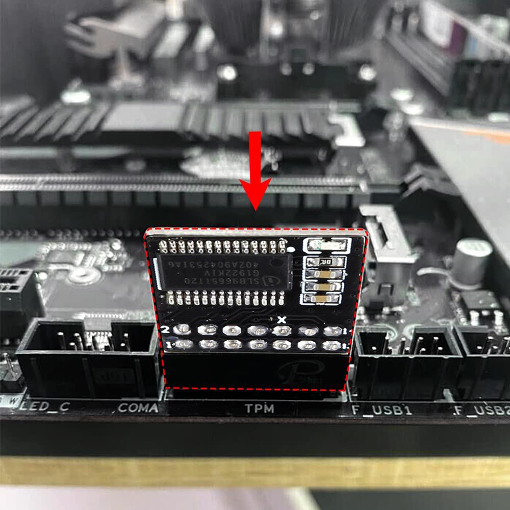 TPM 2.0 Cryptography Security Module Encrypted Information Board Remote Card Encrypted Protection Module for ASUS/MSI/ASRock