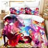 Top 3D Anime No Game No Life Bedding Set Printed Bed Set With Pillowcase Bed Duvet Cover Soft Queen King Size Bedclothes Home