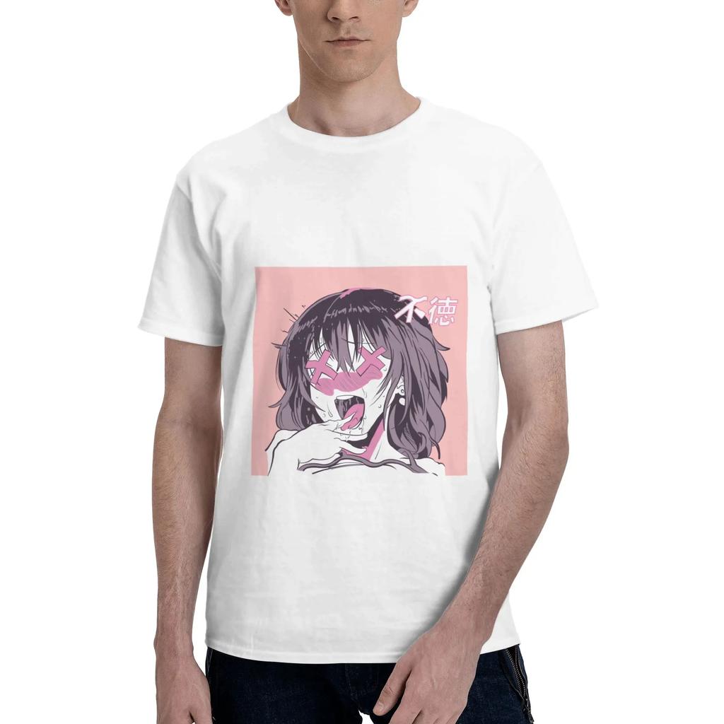 Anime Anime Sexy Female Characters Unisex Tshirt Clothes Leisure Tee Shirt Short Sleeve Fugees 100 Cotton