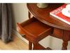 European Solid Wood Console Cabinet, Long Hallway Table, Semicircular New Chinese Style