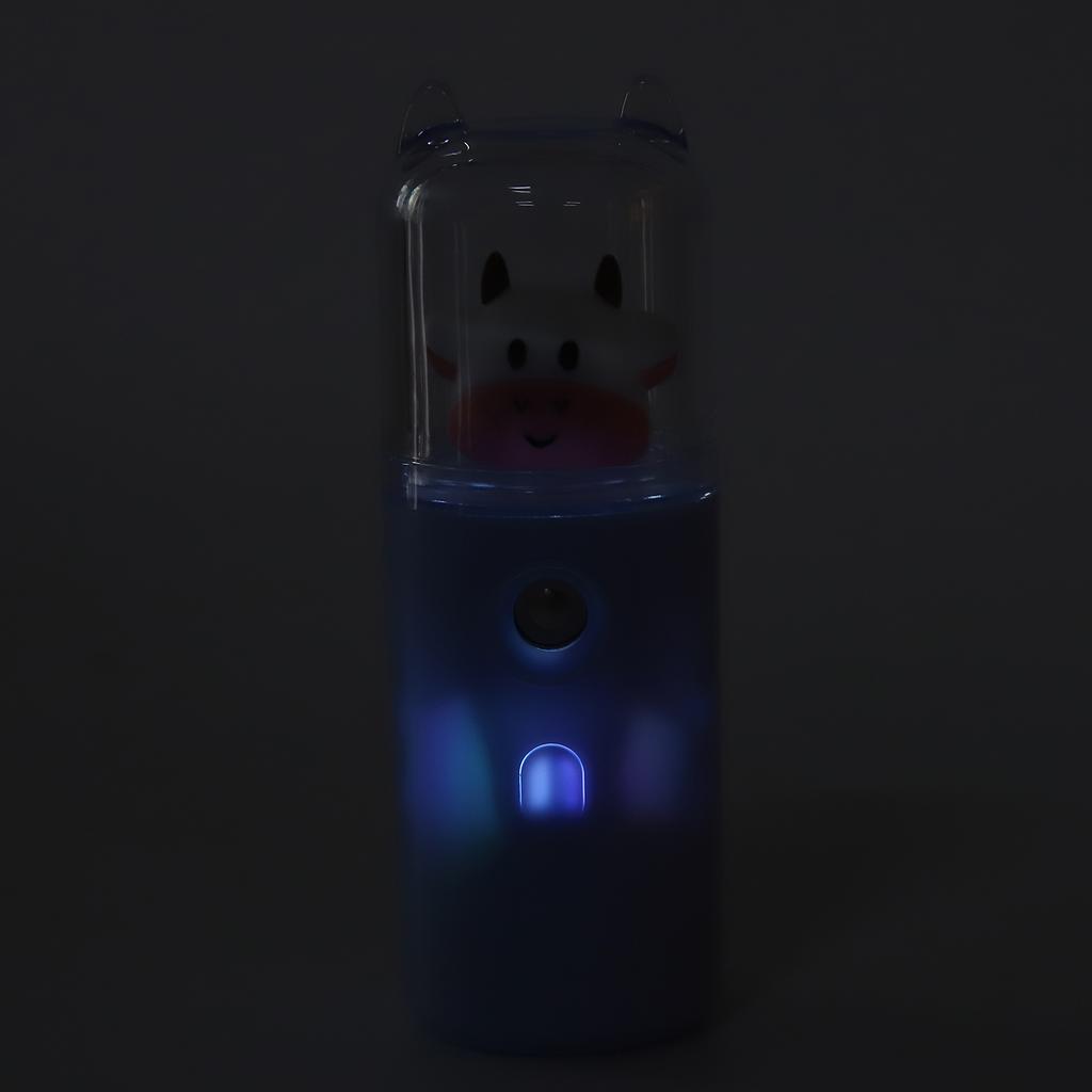 Portable   Facial   Moisturizing Handy Cool Mist Sprayer with Color Light Function