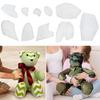 1 conjunto de régua de modelo de urso de memória com diferentes formatos, cria memórias duradouras com roupas de um ente querido falecido, kit de régua de artesanato DIY