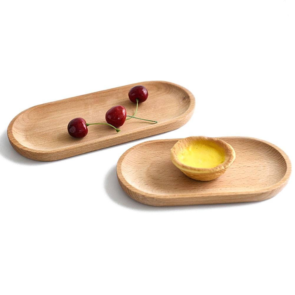 Dessert Plate Snack Dried Fruit Plate Tableware Woodware