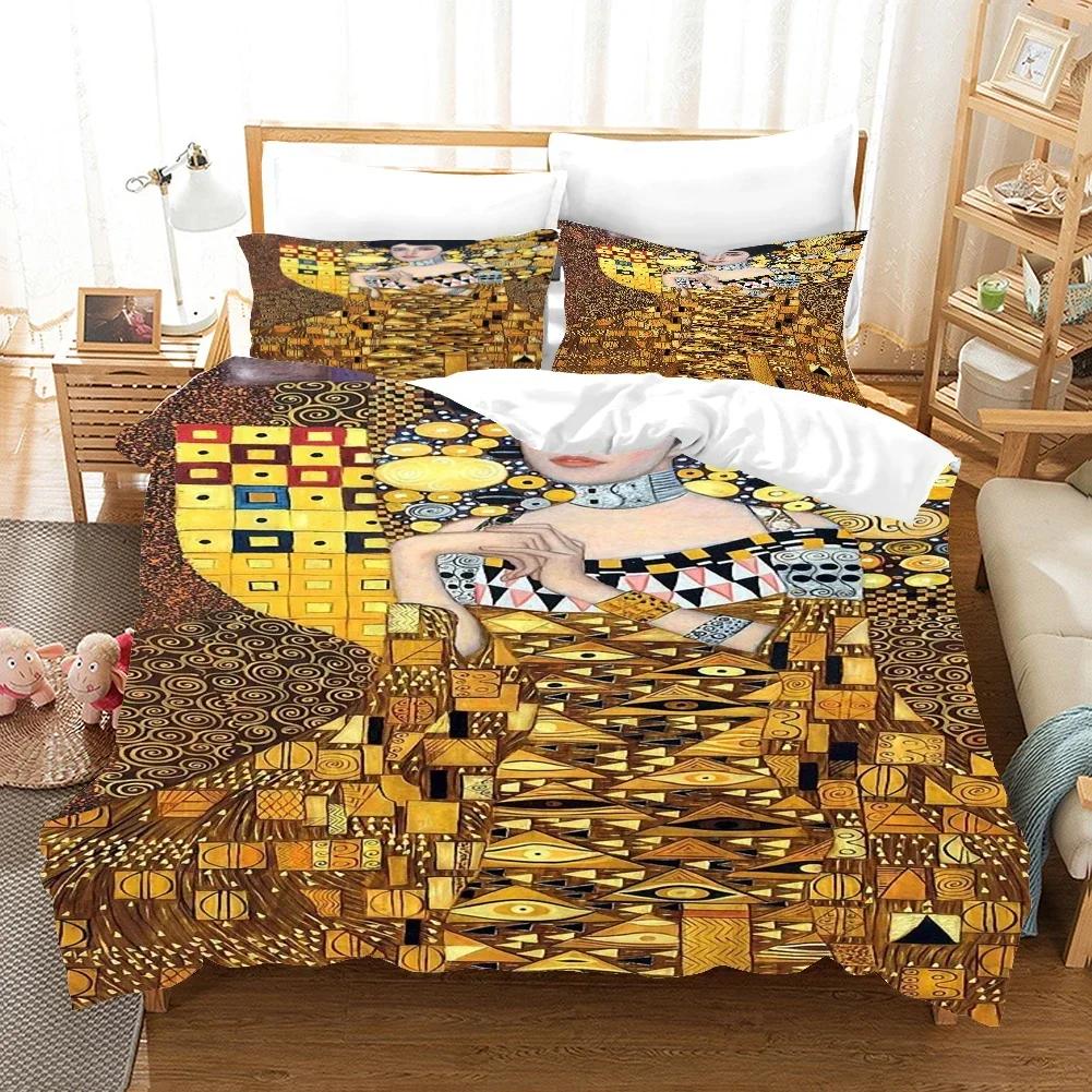 Angel Oil Painting Ancient Art Comfortable Duvet Quilt Cover Pillowcase Bedding Set Children Bedroom Decoration Home Textile