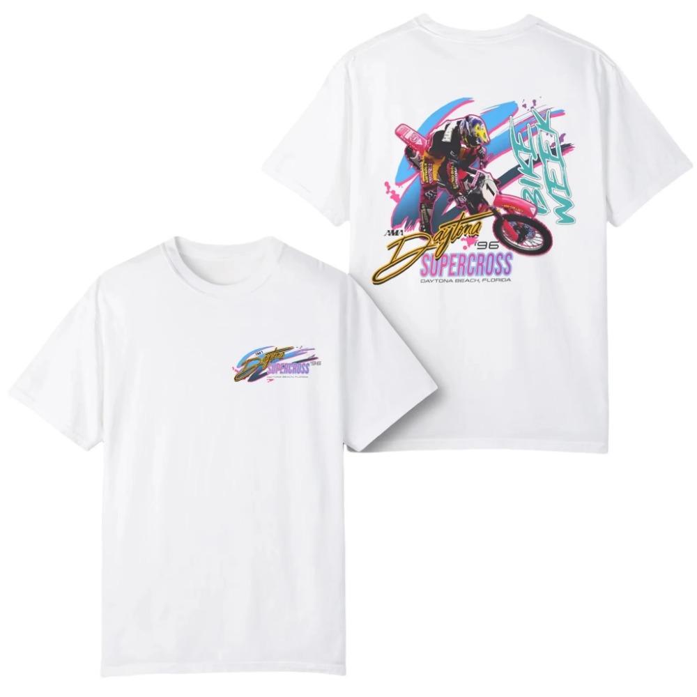 Supercross Indianapolis T-Shirt Men Women Cotton Tees Dirt Bike Racing Short Sleeve Summer Tops Men's T-shirt Streetwear