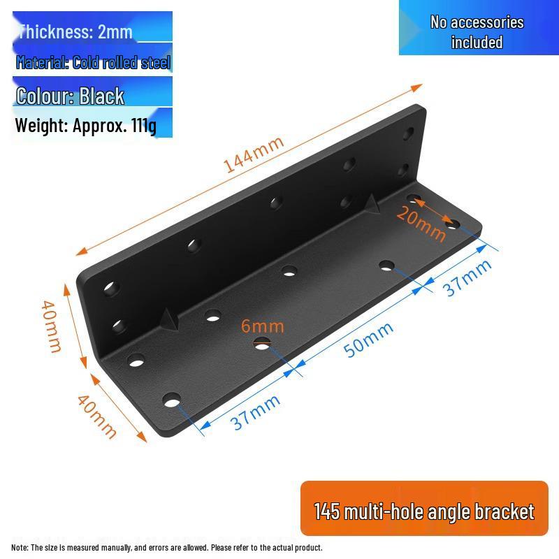 Thickened Large Triangle Soft Bed Corner Bracket - Right Angle Fixed Iron Frame Support